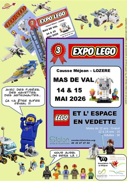 affiche exposition lego stolon
